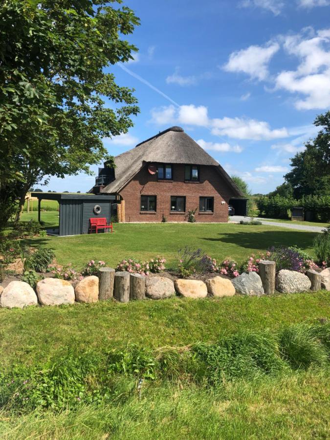 Appartements unter Reet Tumlauer Koog Buitenkant foto