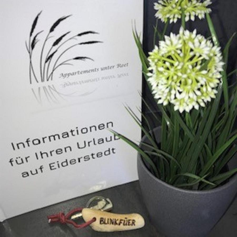 Appartements unter Reet Tumlauer Koog Buitenkant foto
